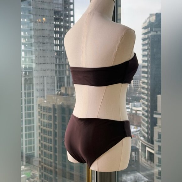 🆕 CHRISTOPHER ESBER 🧿 NWOT Brown Orbit Bikini Set - Sz AU 10 / US 6 - Picture 7 of 16